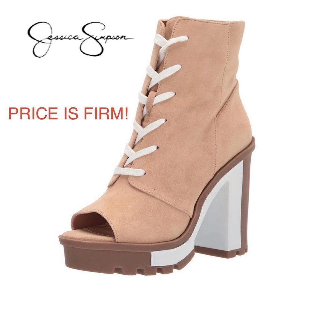 Jessica Simpson Genuine Suede Lizzah Booties New - Picture 9 of 9
